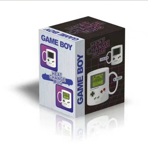 Ly sứ in logo tùy chỉnh, đổi màu theo nhiệt, thiết kế sáng tạo theo phong cách game Nintendo Game Boy thập niên 90, ly giữ nhiệt cà phê sữa & trà - Product Image 6