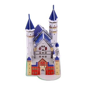 Kit de bricolage 3D : Puzzle Neuschwanstein, Modèle de Château Célèbre, Architecture 3D, Jouet Cadeau - Product Image 5