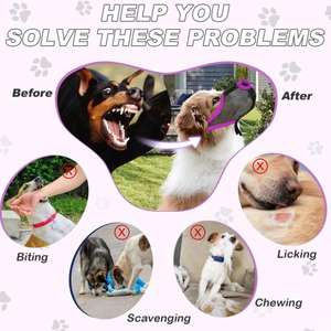Evcil hayvanlar için ısırma yeme ve havlayan stoper malzemeleri önlemek için taşınabilir köpek namlu küçük ve büyük Pet kapak - Product Image 3