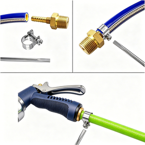 Colliers de serrage sur mesure non standard pour tuyaux, de 6 mm à 400 mm, type Jubilee avec vis Phillips 304 - Product Image 5