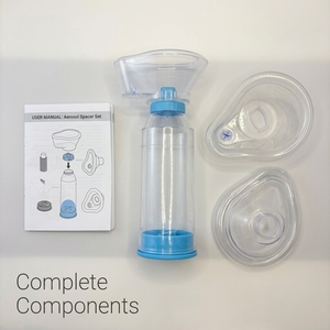 Sshtang Mascarilla Espaciadora de Silicona Transparente para Inhalador, Portátil, <span class=keywords><strong>AeroChamber</strong></span>, para Asma/ODCP, Ajuste Universal, para Inhaladores PMDI, Modelo Fácil - Product Image 6