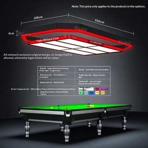Lampadario a <span class=keywords><strong>LED</strong></span> di Alta Gamma per Sale da Biliardo, Luce Atmosferica Cambiacolore, Illuminazione Esterna che Attira Ricchezza - Product Image 6