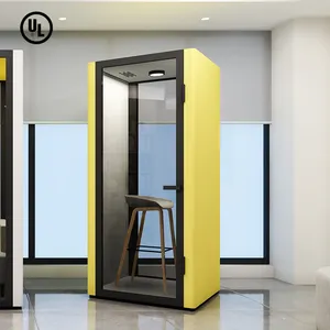 Flexspace Pod ruang fokus kedap suara baru 2023 untuk rapat kantor Modern tahan suara Stan kantor tunggal