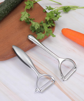 Luxe zinken legering groenteschiller met snel roestvrijstalen mes, ergonomische fruit- en aardappelschiller voor keuken, restaurant en thuisgebruik