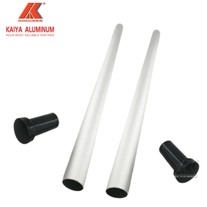 clothing tube rond en aluminium pour fauteuil, 25mm, housse en caoutchouc <span class=keywords><strong>noir</strong></span>, cafa guinée chaise d'extérieur, pied de f - Product Image 3