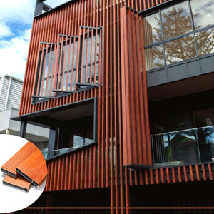 Profili in alluminio estruso ZHL per rivestimento di pareti facciate in legno di alluminio 3d esterne personalizzate battens - Product Image 4