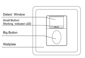 RZ022-10A chiếm <span class=keywords><strong>PIR</strong></span> cảm biến chuyển động cho LED ánh sáng - Product Image 3