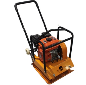 Compactadora de Placas Vibratorias XINOUDI C120 con Motor de Gasolina Honda, 85 kg, Diseño Compacto Amarillo - Product Image 1
