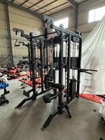 Máquina Smith Comercial SK, Entrenador Funcional Híbrido con Pila de Pesas y Cable Crossover, Equipo de Gimnasio, Solución para Centros de Fitness, OEM ODM