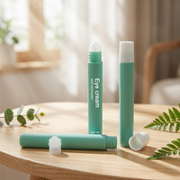 Flacon Roll-on Léger en PP 10ml avec Bouchon à Vis, Bouteille Vide pour Essence Contour des Yeux et Répulsif Anti-Insectes