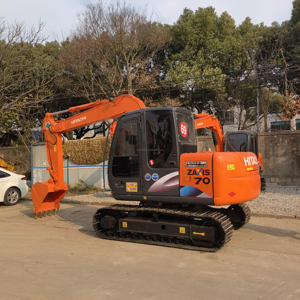 Pelle sur chenilles Hitachi ZX 70 d'occasion du Japon Excavatrice de machine 7TON originale - Product Image 2