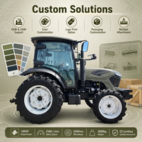 Suministro Directo de Fábrica: Tractor 4x4 LAWNIO con Sistema de Elevación Hidráulico y Potente Motor Diésel para Labranza Rotativa