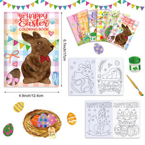 TY081 joyeux jour <span class=keywords><strong>de</strong></span> pâques mignon <span class=keywords><strong>lapin</strong></span> <span class=keywords><strong>oeuf</strong></span> mini livres <span class=keywords><strong>de</strong></span> coloriage bricolage petite activité <span class=keywords><strong>dessin</strong></span> livre pour les décorations <span class=keywords><strong>de</strong></span> fête du jour <span class=keywords><strong>de</strong></span> pâques - Product Image 3