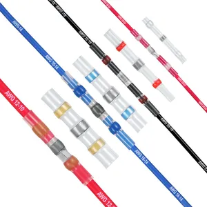 New waterproof and pressure-free solder ring heat shrinkable tube quick terminal block