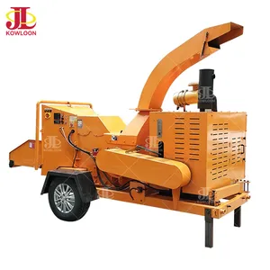 Thiết Kế Mới 30HP Xách Tay Bảng Tre Thanh Gỗ Máy Hủy Diesel Điện Gỗ Chipper