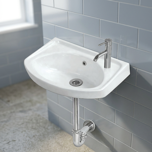 SASO อ่างล้างมือเซรามิก Lavabo แบบแขวนผนัง,อ่างล้างมือในห้องน้ำแบบชิ้นเดียวได้รับการรับรองขายส่ง - Product Image 4