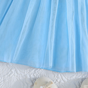 Vestido para Niñas de 4 a 7 Años, Estilo Princesa Formal con Encaje y Malla sin Mangas, Ropa Infantil, Suministro ODM - Product Image 5