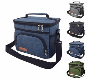 Sac isotherme pour le déjeuner avec bandoulière réglable, réutilisable, pour le bureau, les pique-niques, la randonnée, la plage, sac isotherme de transport, organisateur - Product Image 1