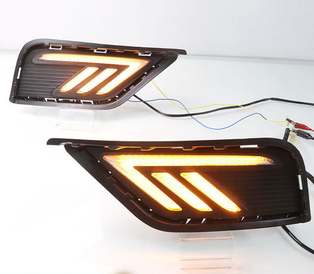 Two tone Mustang daytime running light