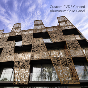 Panel de revestimiento de fachada de aluminio tallado de alta calidad, revestimiento de fachada de metal perforado para exteriores de hoteles y centros comerciales - Product Image 1