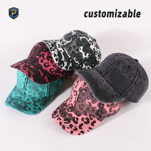 قبعة بيسبول مموهة من PA بستة ألواح، قبعة داد هات مهيكلة من القطن المغسول، بحزام قابل للتعديل، قبعة بنمط تكتيكي للصيد والأنشطة الخارجية - Product Image 6