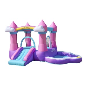 Castillo Inflable con Tobogán, Juego de Brincar para Niños, Piscina con Soplador para Niños - Product Image 2