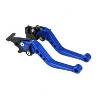 Motosiklet CNC modifiye fren debriyaj kolu alüminyum alaşım Scooter ayarlanabilir fren boynuz