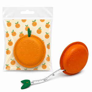 Regalo para Invitados de Boda, Mini Cinta Métrica de Cuero PU con Logotipo Personalizado, Cinta Métrica Retráctil para Damas de Honor y Recuerdos de Fiesta - Product Image 2