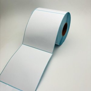 맞춤형 58mmx40mm 합성 이중층 종이 자가 점착 방수 산업용 냉동 식품용 무지 감열 라벨 - Product Image 4