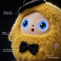 Robot en peluche éducatif IA, jouet interactif avec application, yeux dynamiques parlants, poupée d'apprentissage STEM pour enfants, cadeau OEM