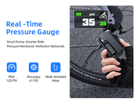 Pompe à vélo nouvelle génération BL05 Pompe à vélo électrique portable 120PSI haute pression Mini compresseur d'air Factory Direct & ISO9001