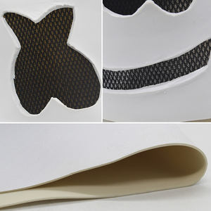 Lateks maske fetiş, lateks yüz maskesi, kadın lateks yaşlı adam maskesi cadılar bayramı korkunç yüz lateks maske marshmello yüz kostüm özel - Product Image 4