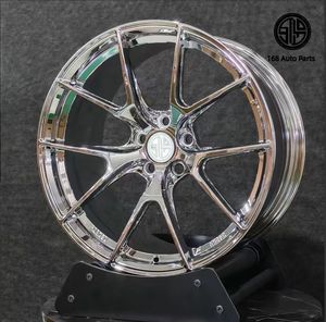 Cerchi in Lega Forgiati 168 VS5RS Triple Chrome 18 19 20 21 Pollici 5x120 5x114.3 Monoblocco Concavi Profondi per <span class=keywords><strong>BMW</strong></span> M3 M4 Tesla 5x112 - Product Image 1