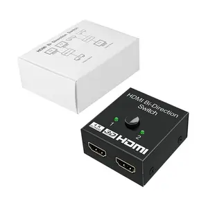 4K 2K HDMI-compatible Switcher 1 In2 Out 2 Entrée 1 Sortie Bi-directionnel Commutateur HDMI Splitter pour PS4/3 TV Box