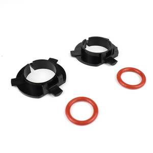 H7 Lamp Holder Base <b>Bracket</b> 25mm <b>Plastic</b> Socket Holder For Hyundai Sonata Kia K3 K4 K5 One Pair With Rubber Rings - Product Image 4