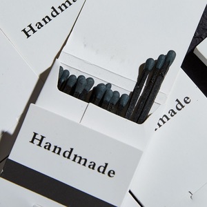 클래식 흑백 높은 아름다움 사용자 정의 박스형 성냥 시가 안티 안전 손 홈 긴 일치 양초 일치 - Product Image 1