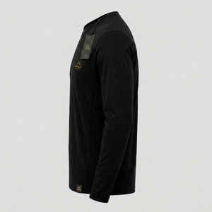 <b>Stretch</b> Fabric For <b>Men</b> Gym Training Running <b>Men</b> Long Sleeve Athletic Shirt Slim Fit Design Modern Athletic Style Comfortable - Product Image 3