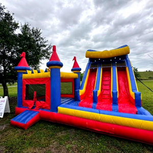 Promotion : <span class=keywords><strong>Château</strong></span> <span class=keywords><strong>Gonflable</strong></span> Professionnel Commercial avec Toboggan Sec pour Enfants - Product Image 2