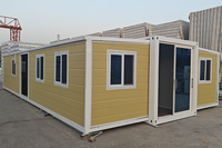 Fabrication et fourniture de maisons préfabriquées à double aile pliables, de conteneurs de bureau, de modules pliables, de maisons mobiles extensibles