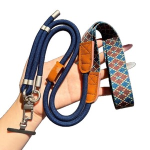 Fashionable vintage hanging string Patterned mobile phone <b>lanyard</b> Cross-body strap and adjustable design Strong collar rope - Product Image 1