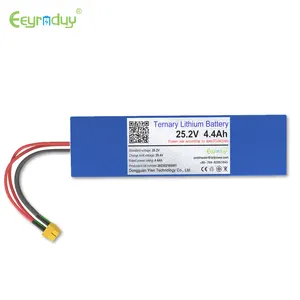 Customized 3.7V 7.4V 9.6V 10.8V 11.1V 12V 14.8V 22.2V 24V 25.2V 36V 18650 32700 4Ah 4.4Ah Ternary Lithium Ion Battery Pack