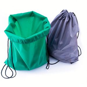 Promotional Custom Logo Drawstring Bag 210D Polyester Sport Backpack Drawstring <b>Nylon</b> Gym Bags - Product Image 2