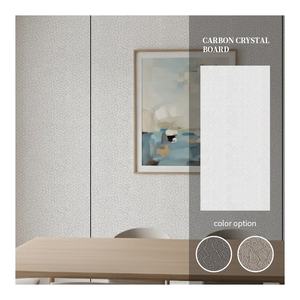Panneau mural <span class=keywords><strong>en</strong></span> charbon de bambou à texture de tissu, revêtement décoratif intérieur <span class=keywords><strong>en</strong></span> lin pour appartement, condo - Product Image 1