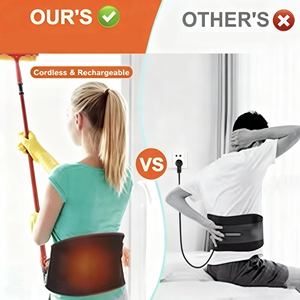 Nuevo Cinturón de Masaje Eléctrico Vibrador Inteligente con Calor para el Dolor de Vientre, Lumbar y Cintura, Estilo Coreano - Product Image 6