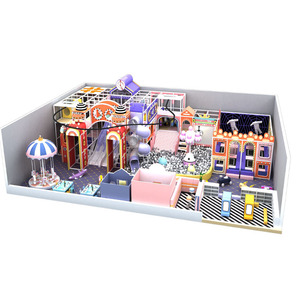 Parque Infantil Comercial Interior para Niños, Casa de Juegos, Castillo Inflable, Área de Juegos Interior Segura para Niños con Tobogán Giratorio Grande - Product Image 3