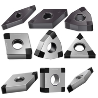Inserto de Torneado Palton PCD/CBN DNGA1504 para Centros de Mecanizado CNC, Dureza HRC65-90, Herramientas de Corte de Carburo de Calidad Estable