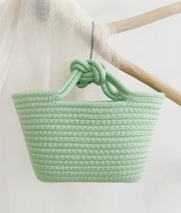 Borsa 2026 Nuova Artigianale da Donna, Pochette Portatile per il Tempo Libero, Borsa <span class=keywords><strong>a</strong></span> Secchiello <span class=keywords><strong>in</strong></span> <span class=keywords><strong>Corda</strong></span> di Cotone Intrecciata all'Uncinetto, Borsa Estiva da Spiaggia, Tote Bag - Product Image 2