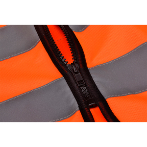 Chaleco <span class=keywords><strong>de</strong></span> Alta Visibilidad Reflectante para <span class=keywords><strong>Trabajo</strong></span> <span class=keywords><strong>de</strong></span> Construcción, Cinta <span class=keywords><strong>de</strong></span> Seguridad para Brazos, Chaleco <span class=keywords><strong>de</strong></span> Seguridad <span class=keywords><strong>con</strong></span> Cierre, Excedente <span class=keywords><strong>de</strong></span> Inventario - Product Image 4