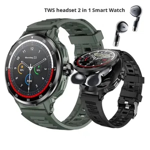 Reloj Inteligente Deportivo CM-D11 2025, 2 en 1, <span class=keywords><strong>Compatible</strong></span> <span class=keywords><strong>con</strong></span> Android, Pantalla TFT <span class=keywords><strong>de</strong></span> 1.3 Pulgadas, Silicona, Resistente al Agua, para Monitoreo <span class=keywords><strong>de</strong></span> Frecuencia Cardíaca - Product Image 1