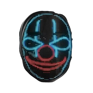 Led Masker Hd Met Wifi Programmeerbare Video Play Led Digitaal Elektronisch Licht Op Gezichtsmaskers Voor Halloween Rave Maskerade - Product Image 2